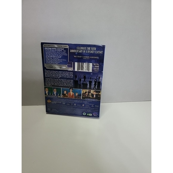 Mary Poppins (50th Anniversary) (Blu-ray, 1964) Julie Andrews-NEW - Picture 2 of 4